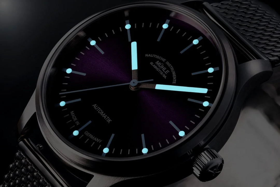 Relógio Mühle-Glashütte M1-40-78-1-LB-III Panova Violet Automático