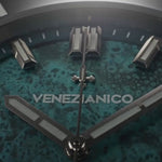 Carregue e reproduza o vídeo no visualizador da Galeria, Relógio Venezianico Nereide Verdigris - 4521549