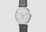 Carregue e reproduza o vídeo no visualizador da Galeria, Relógio NOMOS Glashütte Tangente 38mm White on Leather Strap 164