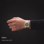 Carregue e reproduza o vídeo no visualizador da Galeria, Relógio D1 Milano MOSS D1-UTBJ06 - Quartzo 40mm
