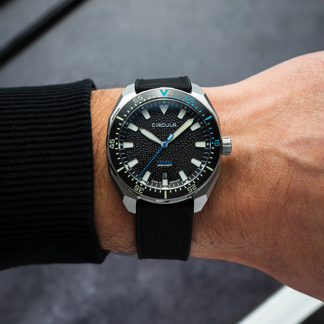 Relógio Circula Taucheruhr ProSea Schwarz PS-SH-SS