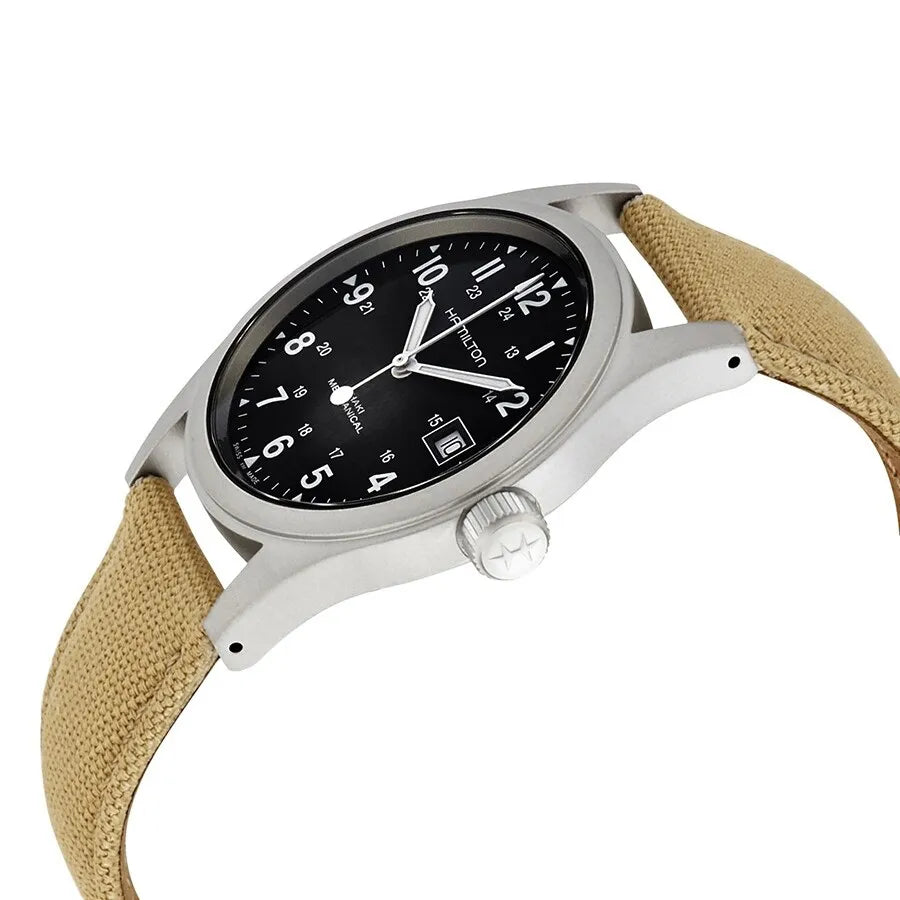 Relógio Hamilton Khaki Field Hand Wind H69439933 - Mecânico 38mm - Pendulum Relojoaria