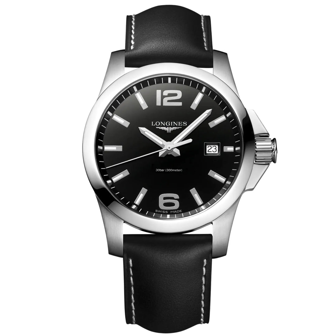 Relógio Longines Conquest L3.759.4.58.3 - Quartzo 41mm