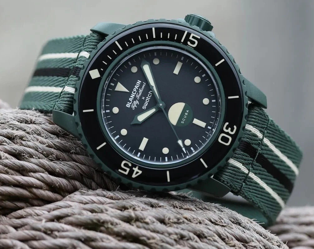 Blancpain X Swatch - GREEN ABYSS