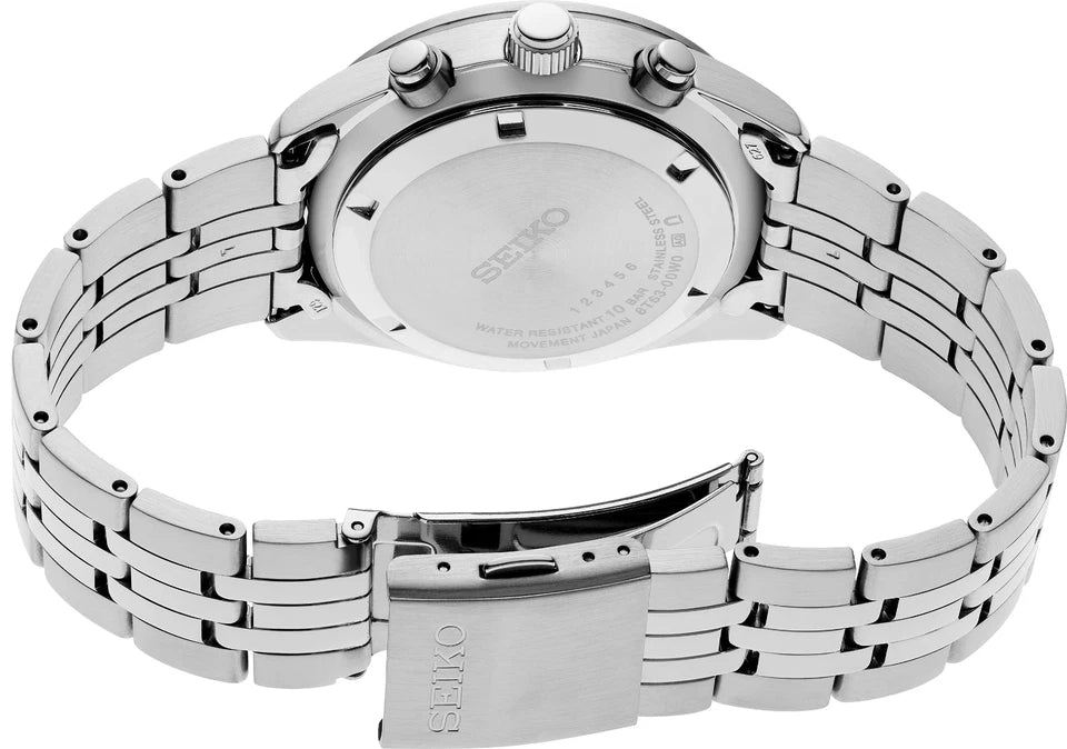 Relógio Seiko SSB425 ESSENTIALS Panda Quartzo