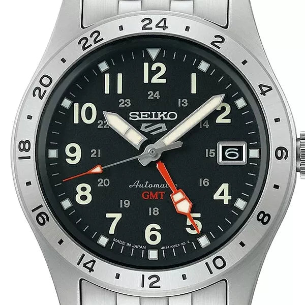 Relógio Seiko 5 Sports “Field Sports Style” GMT SBSC011
