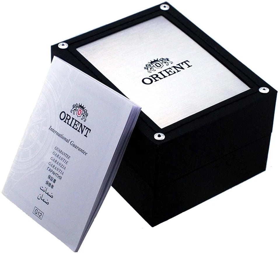 Relógio Orient RA-AG0001S30B Bambino Open Heart Automático 40.5mm