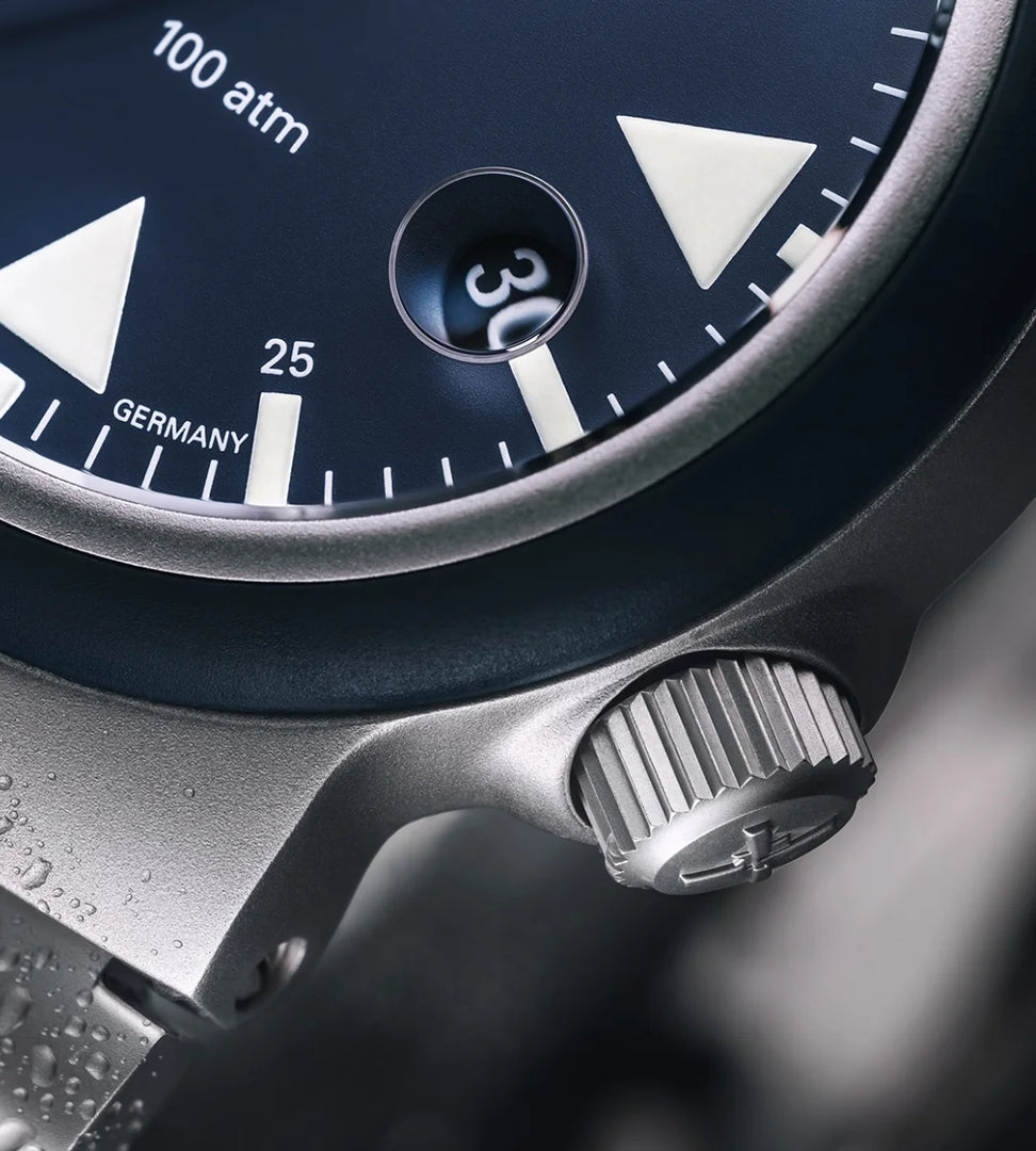 Relógio Mühle-Glashütte M1-41-02-KB-II S.A.R. Rescue-Timer Nautical Blue