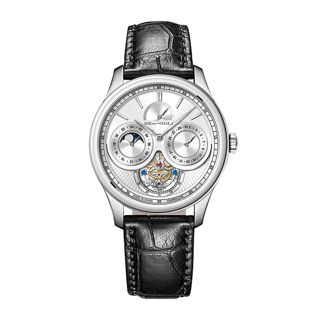 Relógio Seagull Refinery Off-center Tourbillon Multifunctional Watch 818.12.8830