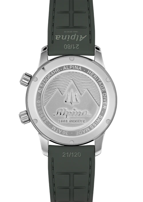 Relógio Alpina Seastrong Diver 300 Heritage AL-520GR4H6