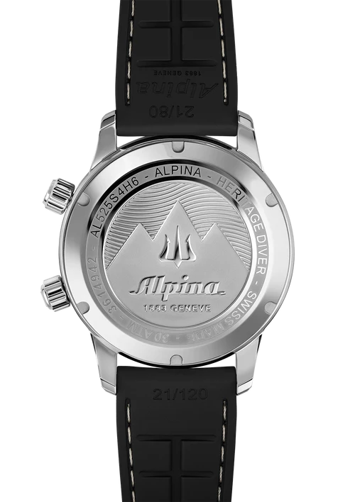 Relógio Alpina Seastrong Diver 300 Heritage Silver AL-525S4H6