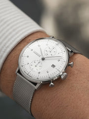 Relógio Junghans max bill Chronoscope 27/4003.46