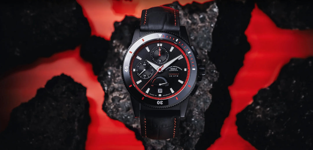 Relógio Mühle-Glashütte M1-52-33-2025 Sportivo Power Chronograph First Edition Automático