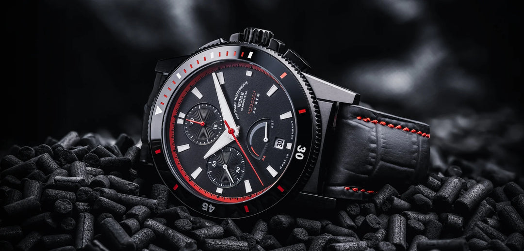 Relógio Mühle-Glashütte M1-52-33-2025 Sportivo Power Chronograph First Edition Automático