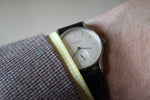 Carregue a imagem no visualizador da Galeria, Relógio NOMOS Glashütte Orion 35mm White Silver-Plated on Leather Strap 309