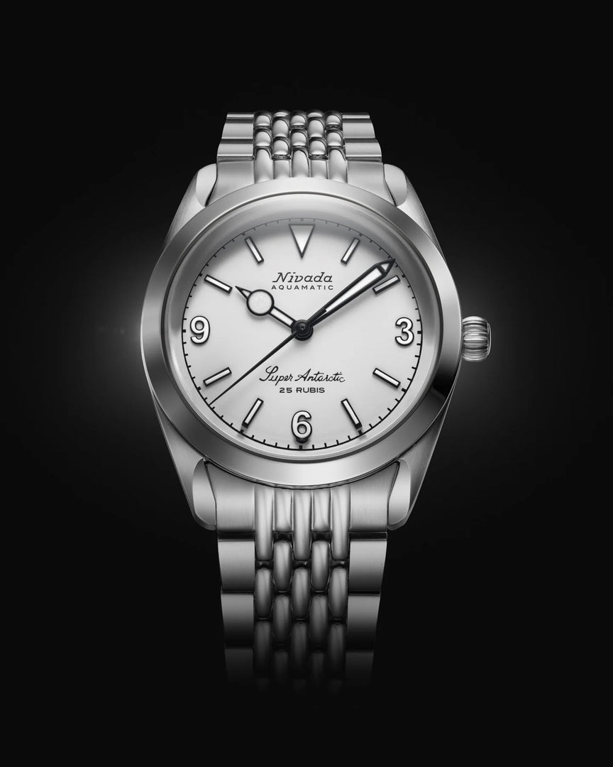 Relógio Nivada SUPER ANTARCTIC WHITE 3.6.9 38 mm - WHITE LUMINOVA 32067A04