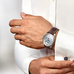 Carregue a imagem no visualizador da Galeria, Relógio Longines L2.739.4.71.3 Master Collection Moonphase Retrograde 44mm
