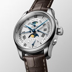 Carregue a imagem no visualizador da Galeria, Relógio Longines L2.739.4.71.3 Master Collection Moonphase Retrograde 44mm
