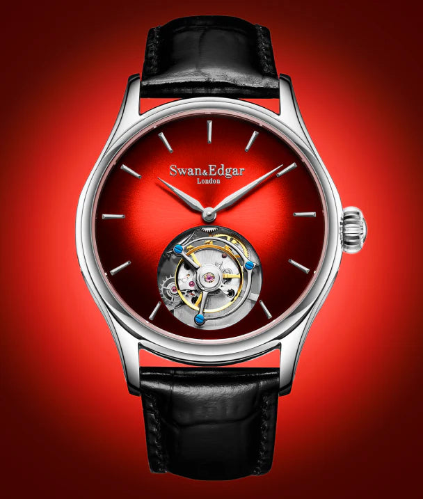 Relógio Swan & Edgar Tourbillon Shepherds Sunset Red