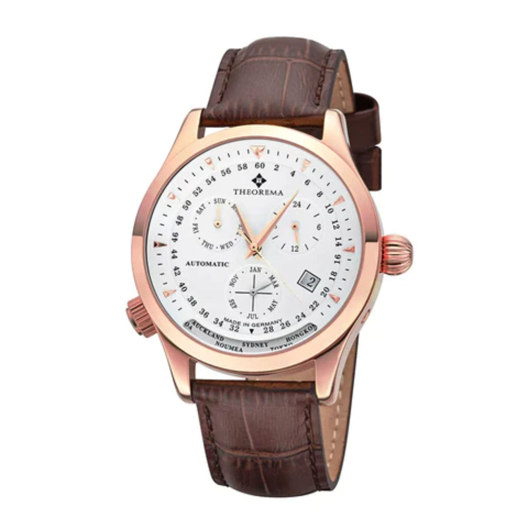 Relógio Tufina PARAGON CALENDAR THEOREMA GM-122-5 ROSE - Automático 43mm
