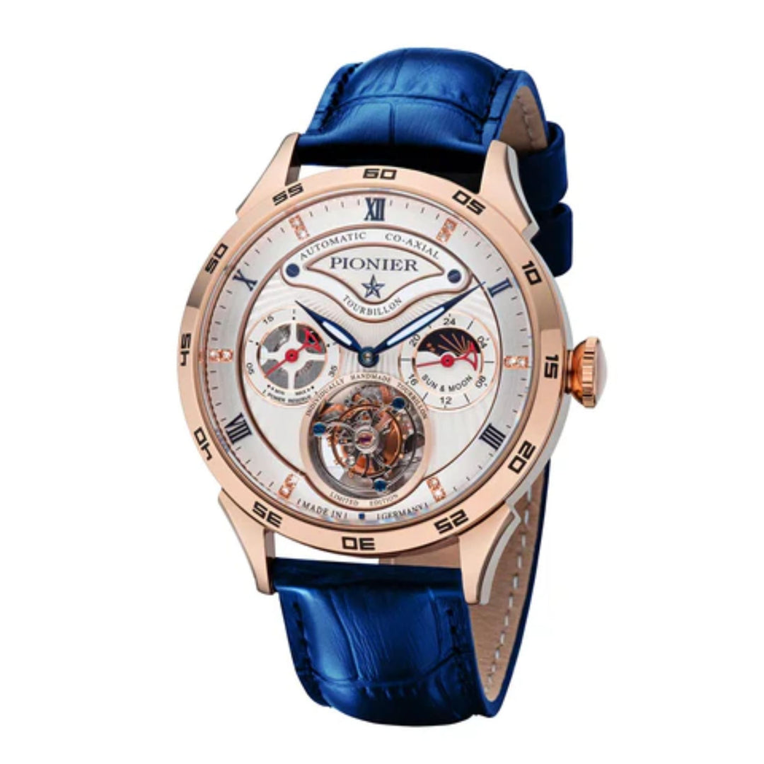 Relógio Tufina GENEVA TOURBILLON PIONIER GM-902-6 GOLD - Automático 44mm