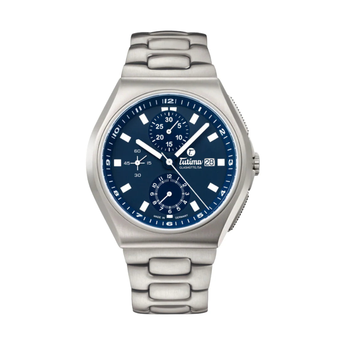 Relógio Tutima Glashütte M2 COASTLINE CHRONOGRAPH 6430-04 AUTOMÁTICO