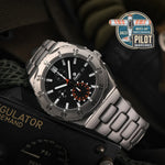 Carregue a imagem no visualizador da Galeria, Relógio Tutima Glashütte M2 PIONEER CHRONOGRAPH 6451-03 AUTOMÁTICO