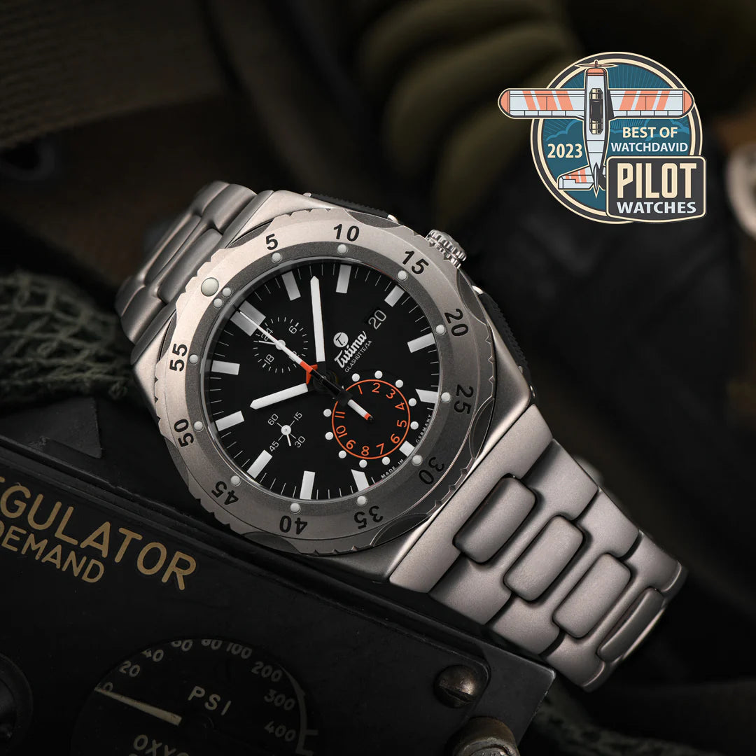 Relógio Tutima Glashütte M2 PIONEER CHRONOGRAPH 6451-03 AUTOMÁTICO