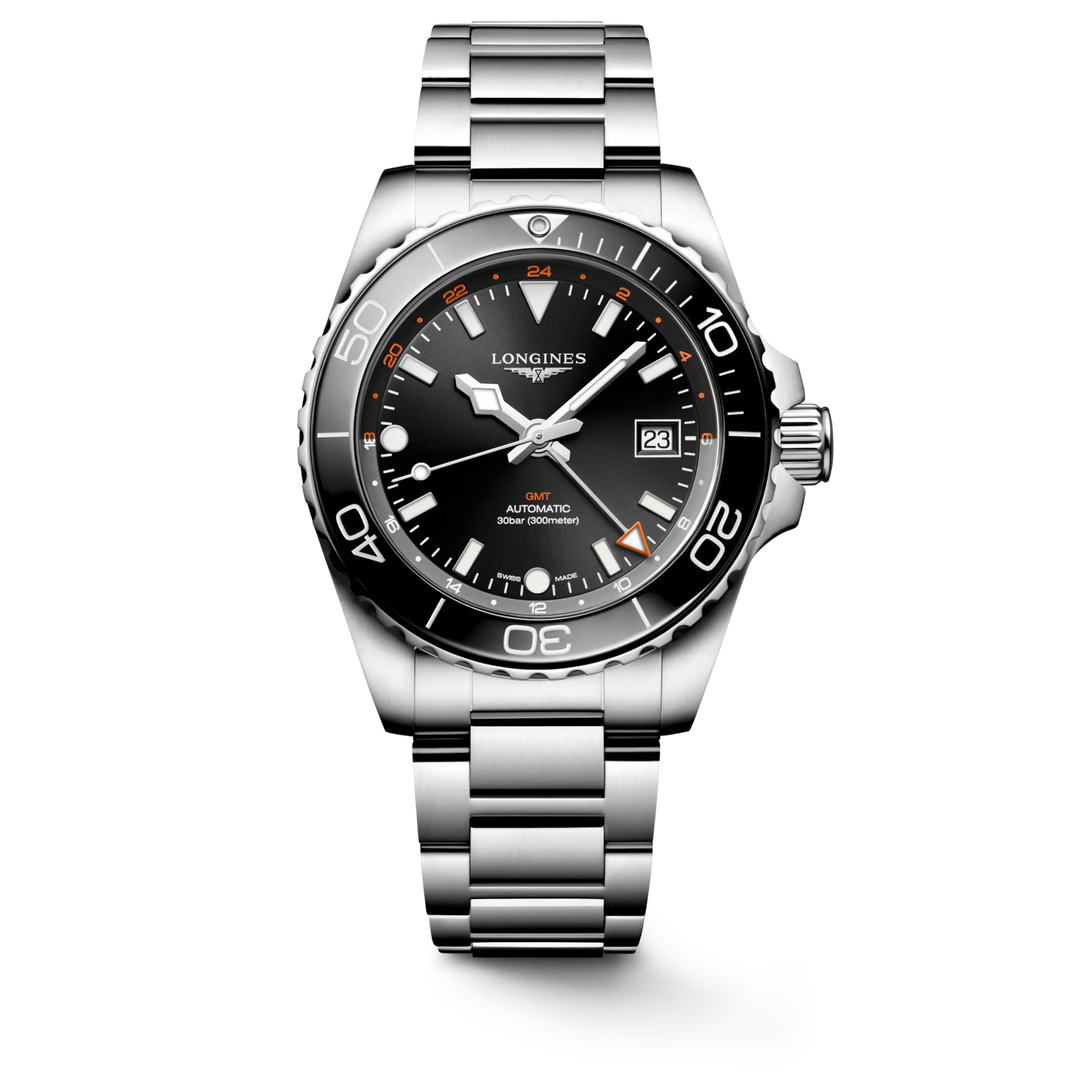Relógio Longines Hydroconquest GMT L3.790.4.56.6 - Automático 41mm