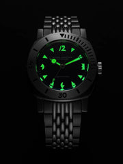 Relógio Nivada Grenchen WHITE PACMAN DEPTHMASTER 39mm 14102A04